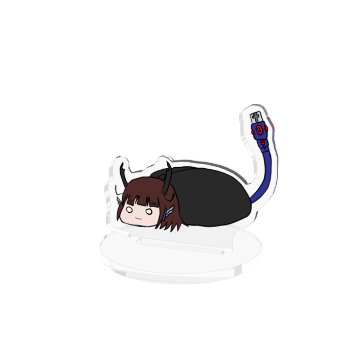 ノーマル顔 アクリルフィギュア - 70x70mm