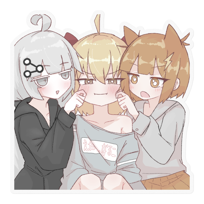 ステッカー - 100 x 100 (mm)