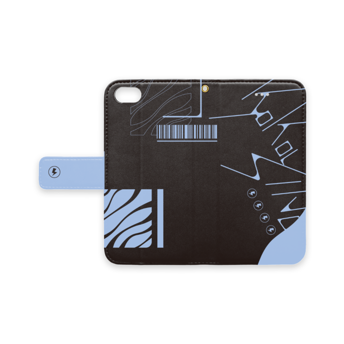 手帳型iPhoneケース - iPhone 8 / 7 / SE2 - ストラップ穴 あり