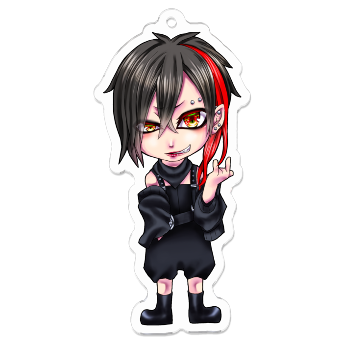 アクリルキーホルダー（コーティング） - 70 x 70 (mm)