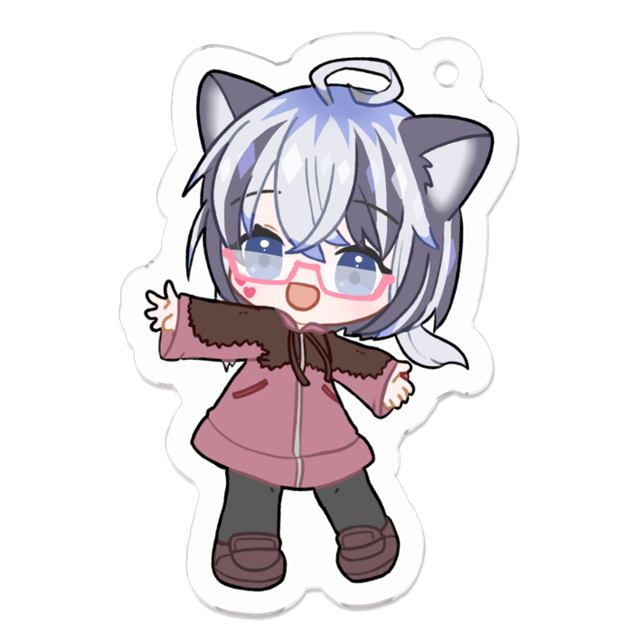 アクリルキーホルダー - 50 x 50 (mm)