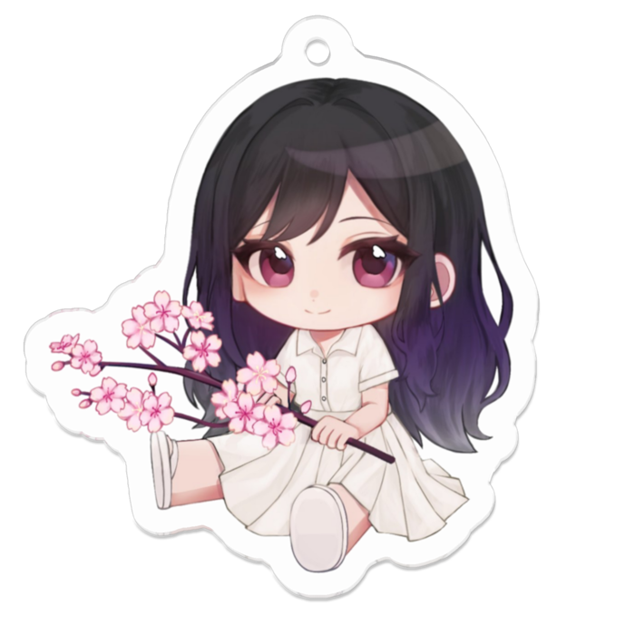 アクリルキーホルダー - 50 x 50 (mm)