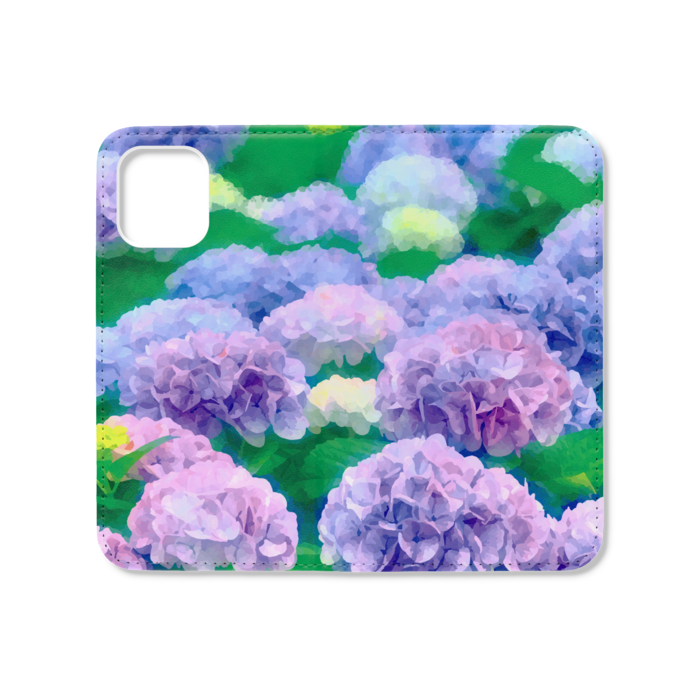 手帳型iPhoneケース(ベルトなし) - iPhone12 mini - ストラップ穴 なし