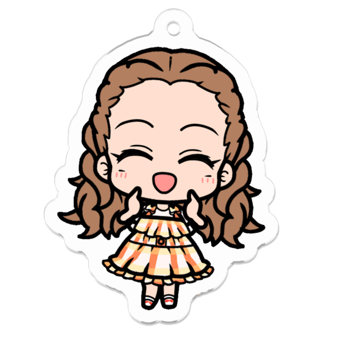 アクリルキーホルダー - 50 x 50 (mm)