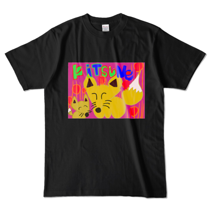 カラーTシャツ - L - ブラック (濃色)