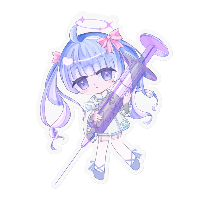 ステッカー(クリア) - 100 x 100 (mm)