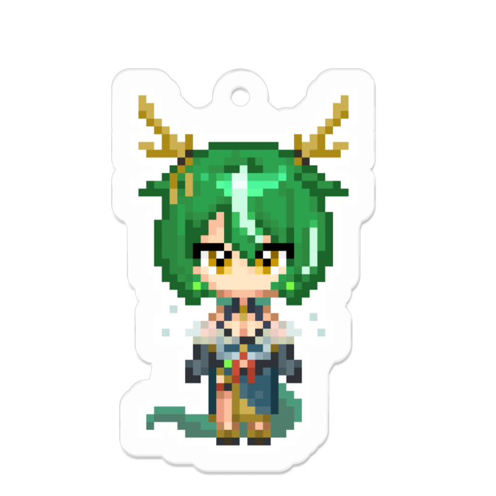 アクリルキーホルダー - 50 x 50 (mm)