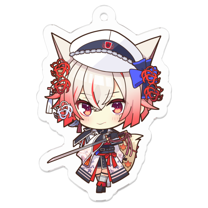 アクリルキーホルダー（コーティング） - 50 x 50 (mm)