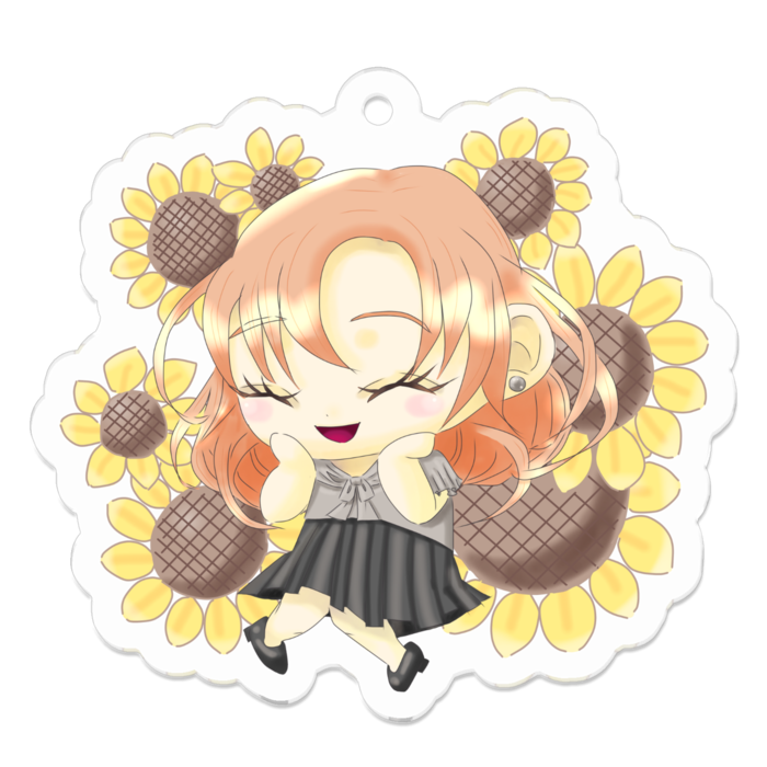 アクリルキーホルダー - 50 x 50 (mm)