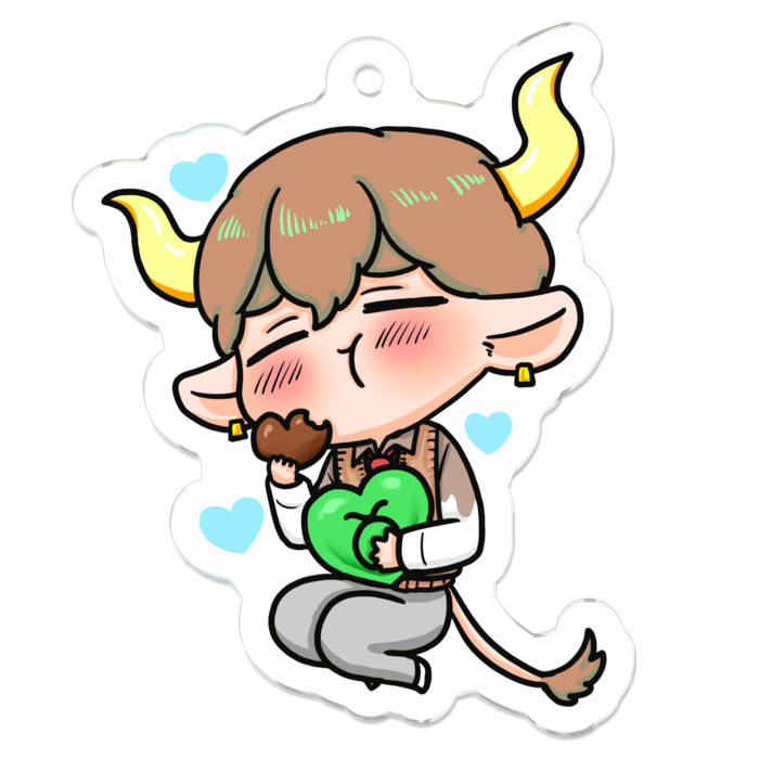 アクリルキーホルダー - 50 x 50 (mm)