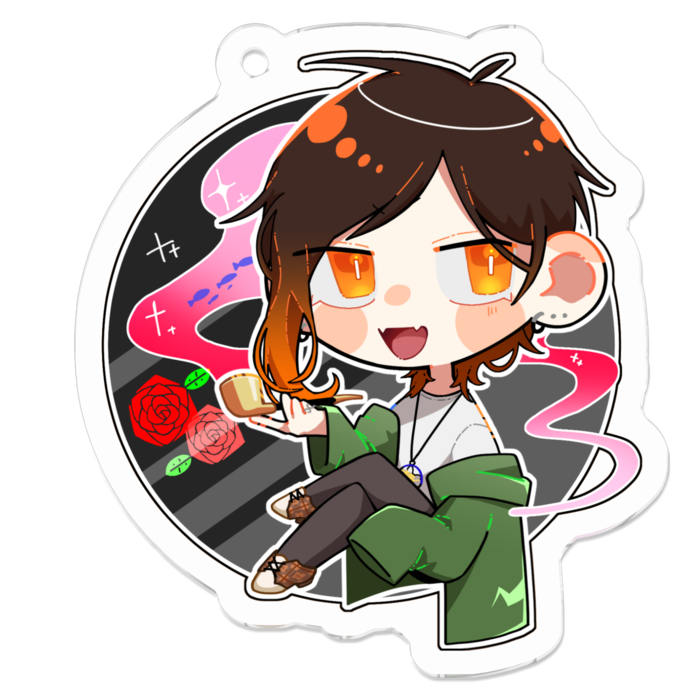 アクリルキーホルダー - 50 x 50 (mm)