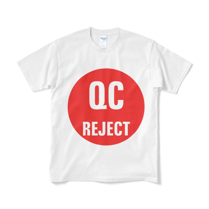 QC REJECT Tシャツ（短納期） - M - ホワイト(1)