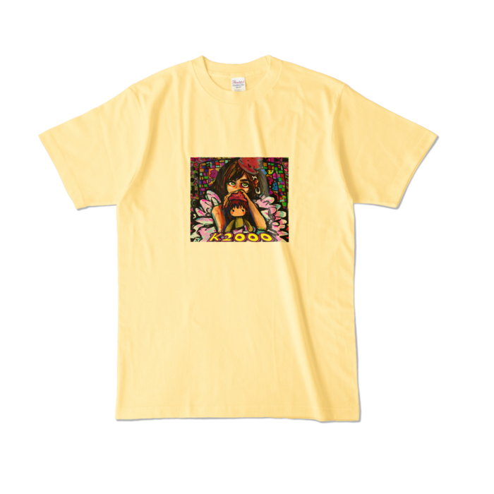 カラーTシャツ - L - ライトイエロー (淡色)