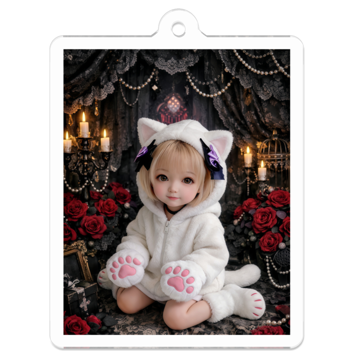 アクリルキーホルダー - 50 x 50 (mm)