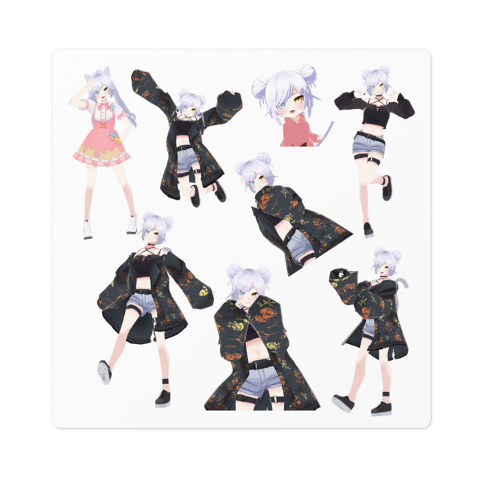 【B:8点1枚】ステッカー - 100 x 100 (mm)