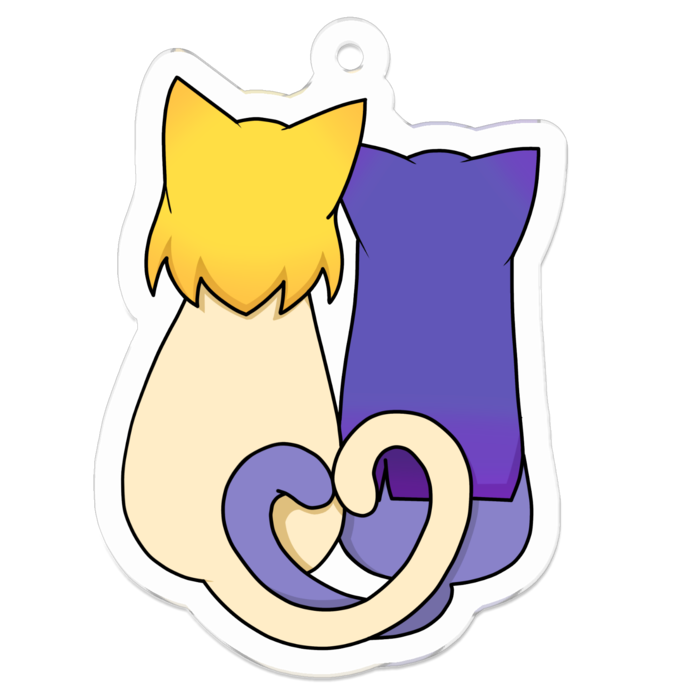 アクリルキーホルダー - 50 x 50 (mm)