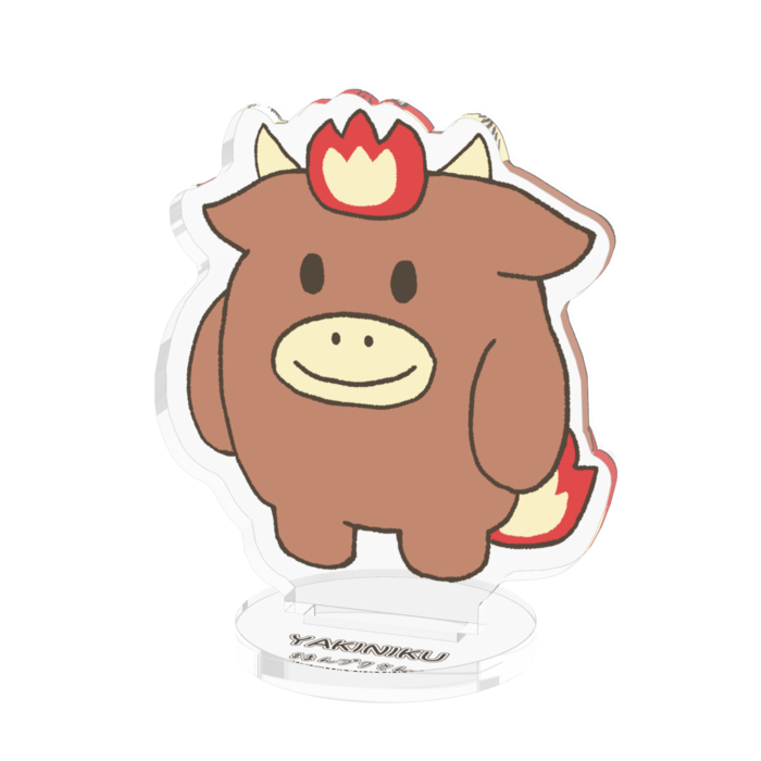 やきにく アクリルフィギュア - 50x50mm