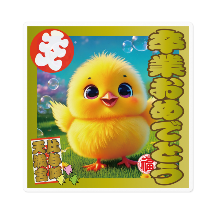 ステッカー - 100 x 100 (mm)