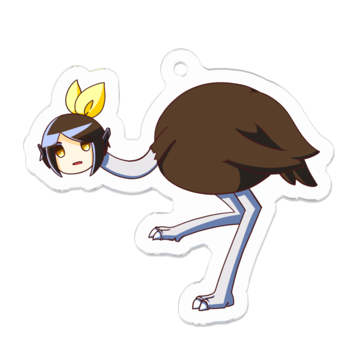 アクリルキーホルダー（コーティング） - 50 x 50 (mm)