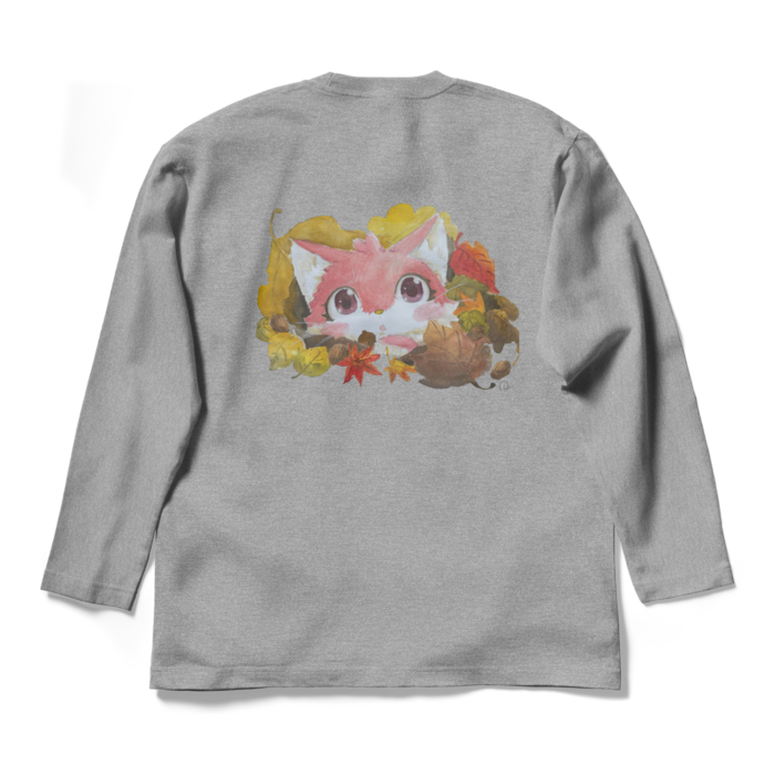 ロングスリーブTシャツ - L - 杢グレー(1)