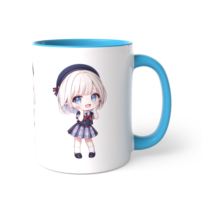 ツートンカラーマグカップ - 直径 8.2cm / 高さ 9.5cm