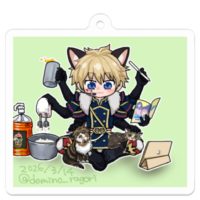 アクリルキーホルダー - 50 x 50 (mm)(55)