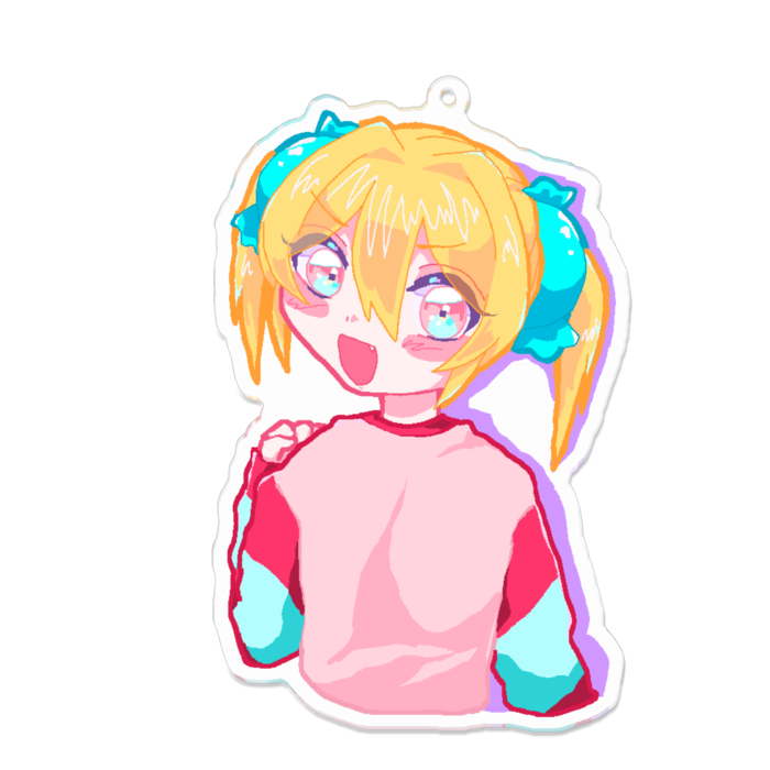 アクリルキーホルダー - 100 x 100 (mm)