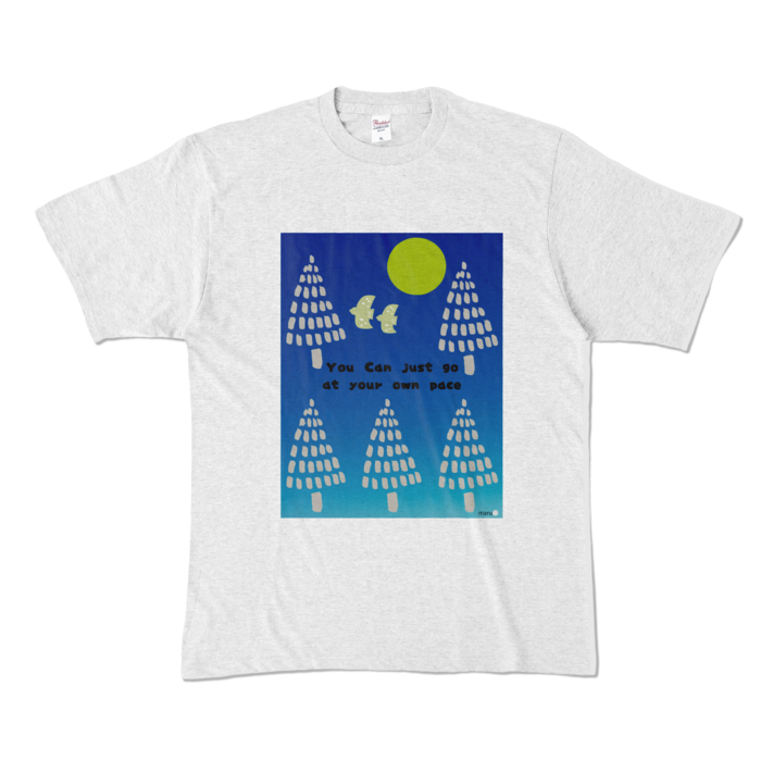 カラーTシャツ - XL - アッシュ (淡色)