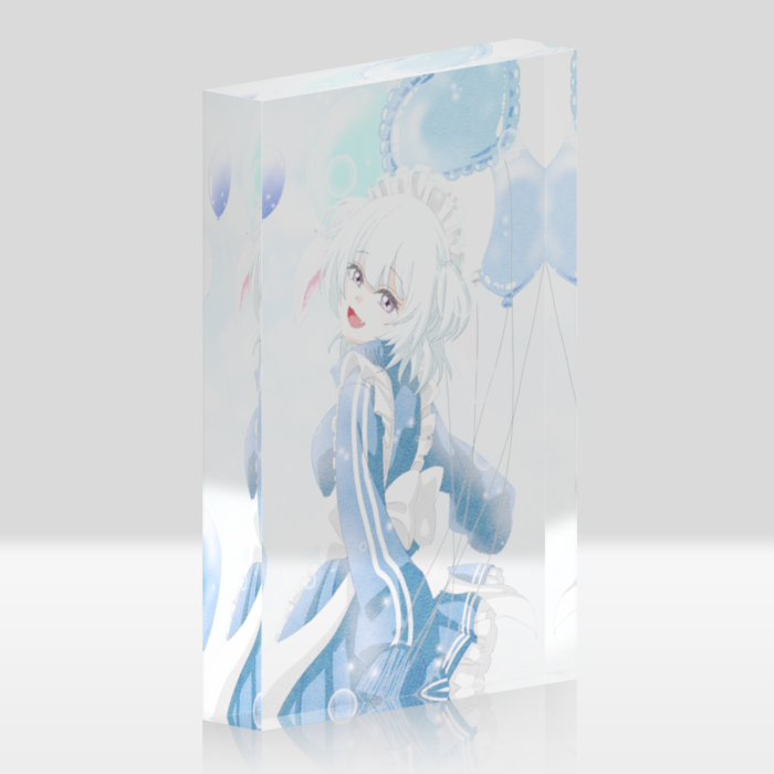 一周年イラスト　アクリルブロック Ver. - 100x148 (mm)