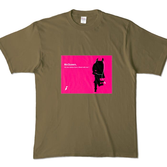 カラーTシャツ - XL - オリーブ (濃色)