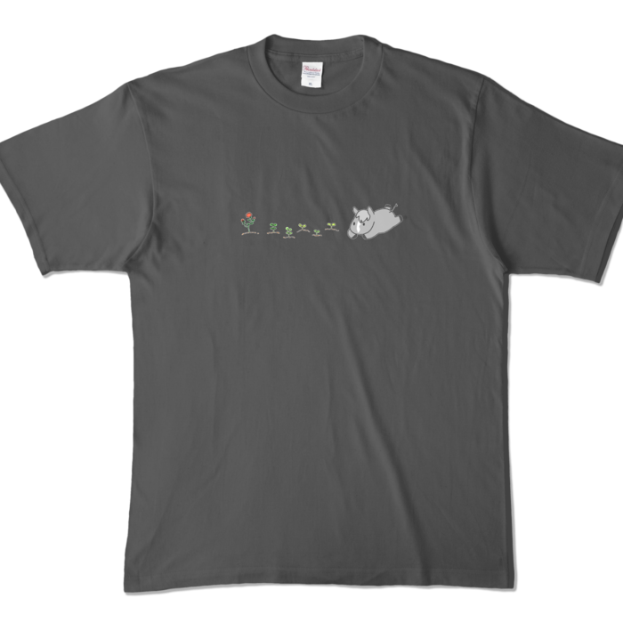 カラーTシャツ - XL - チャコール (濃色)