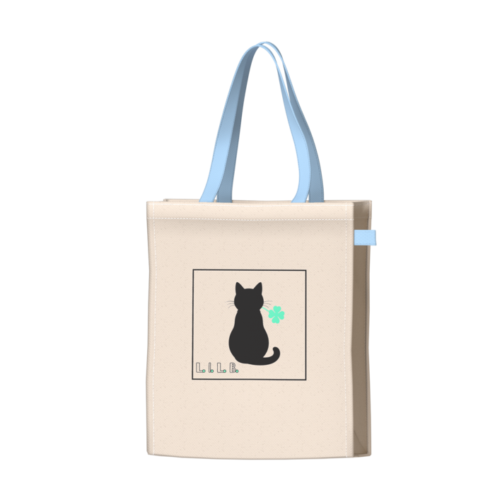 ツートンカラーバッグ - ブルー - W34 × H41 × D14cm
