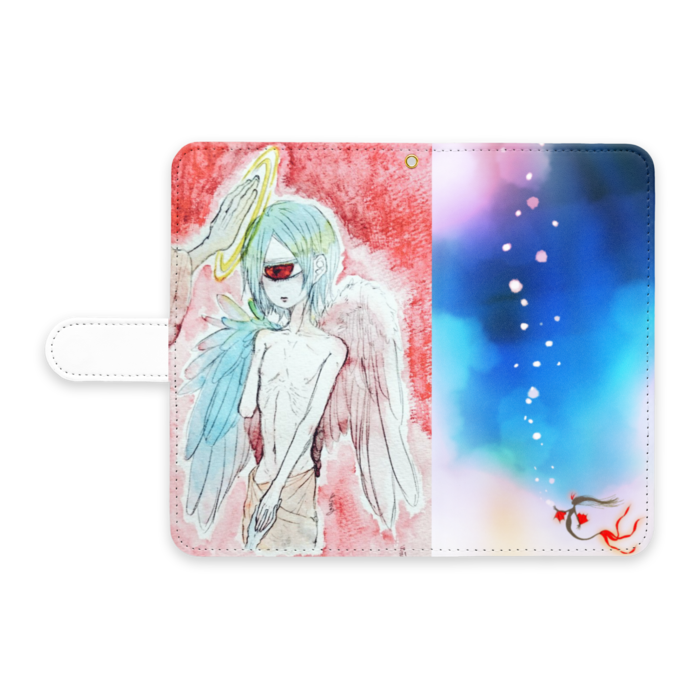 手帳型Androidケース - L - ストラップ穴 あり