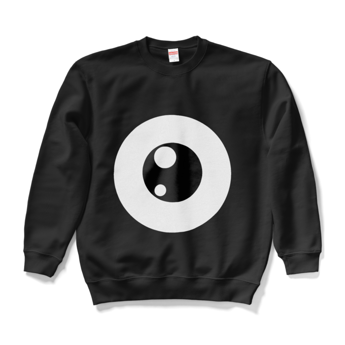 めだまスウェット - L - ブラック