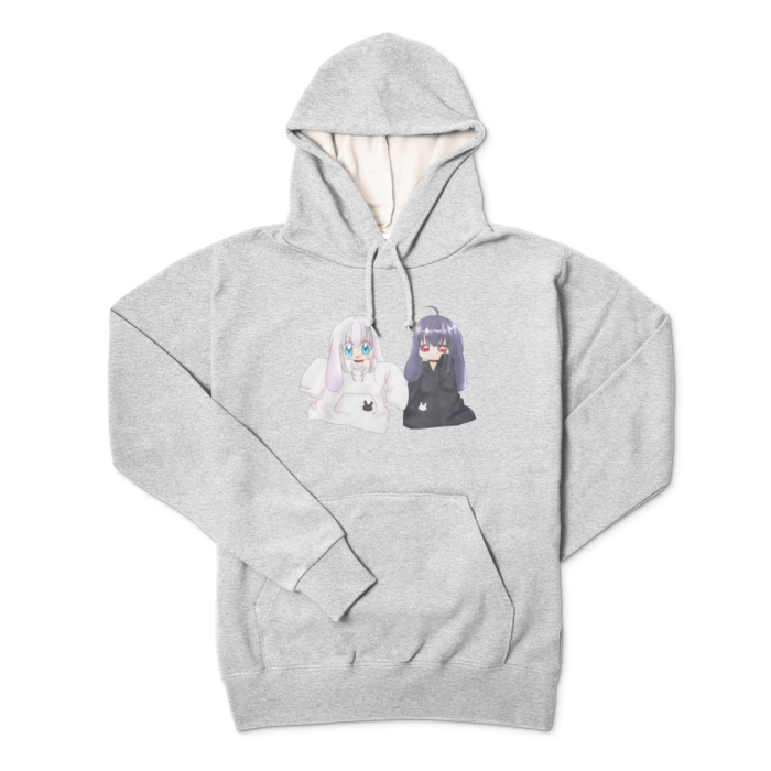 パーカー - L - 杢グレー