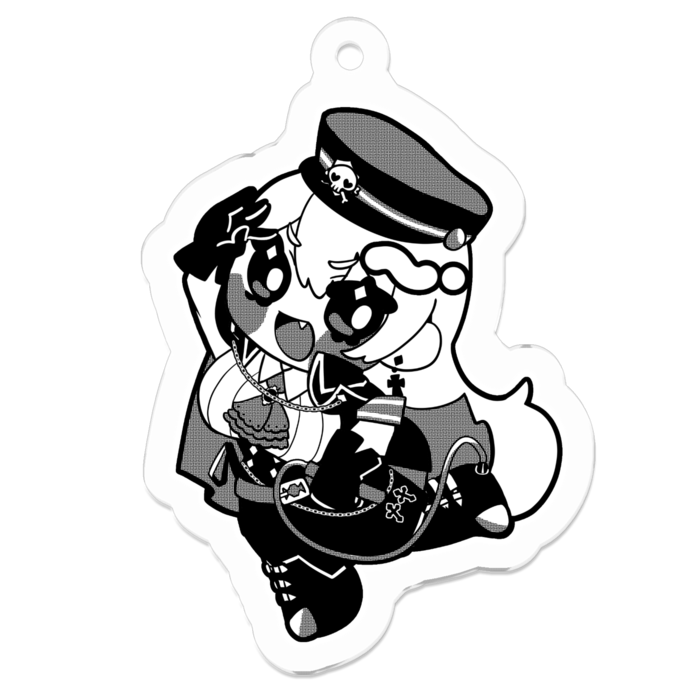 アクリルキーホルダー - 50 x 50 (mm)