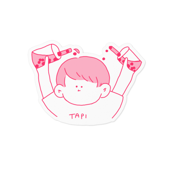 ステッカー - 100 x 100 (mm)