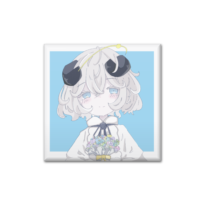 缶バッジ - 四角形40mm