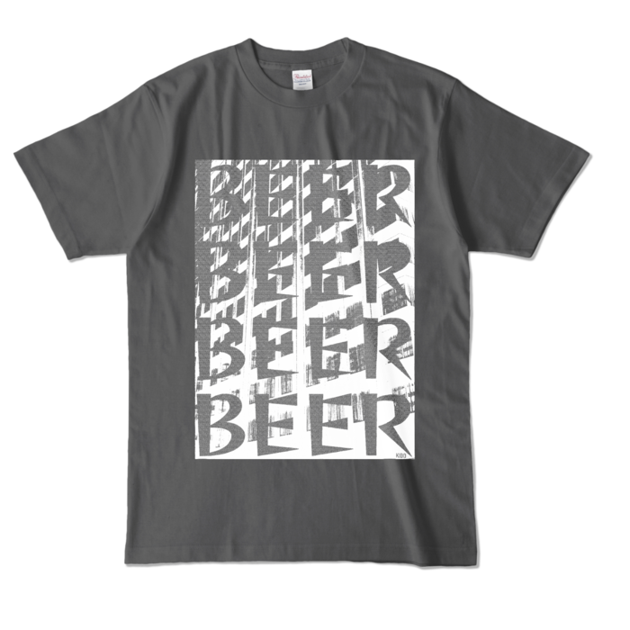 カラーTシャツ - L - チャコール (濃色)