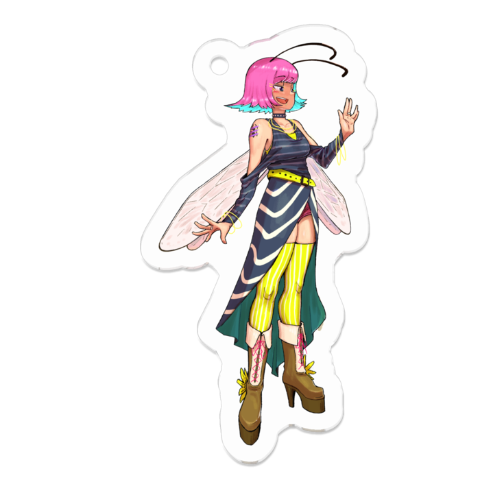 アクリルキーホルダー - 50 x 50 (mm)