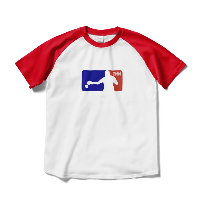 TNN放送局オフィシャルTシャツ - M - ホワイト×レッド