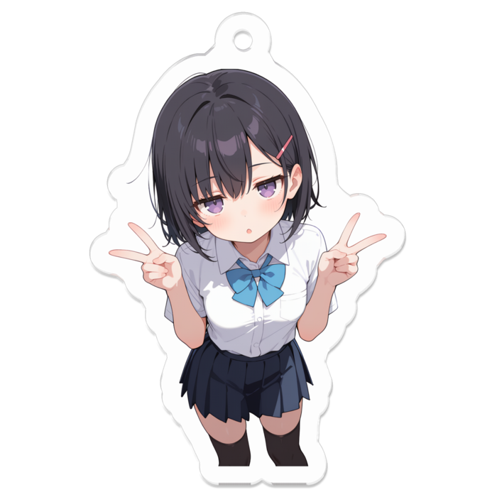 アクリルキーホルダー - 50 x 50 (mm)