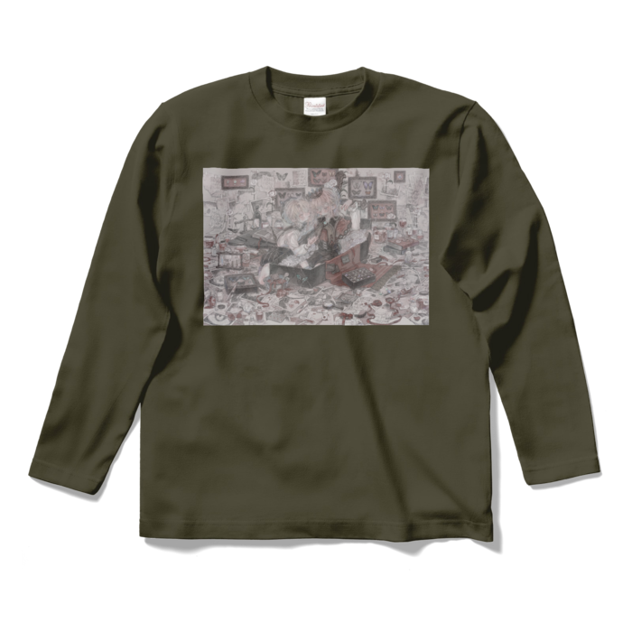ロングスリーブTシャツ - S - アーミーグリーン