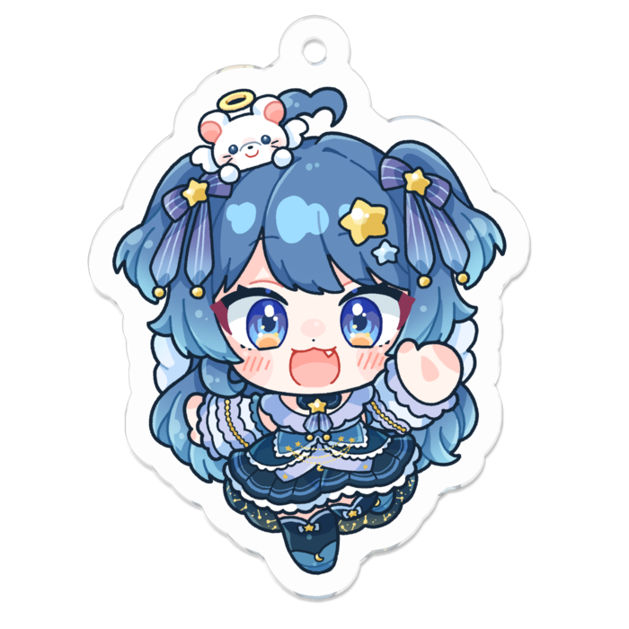 アクリルキーホルダー - 50 x 50 (mm)