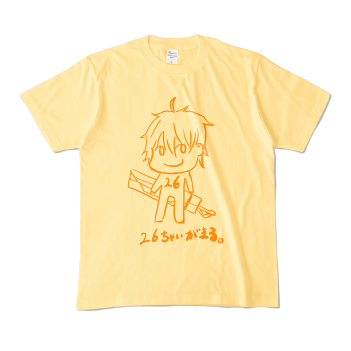 カラーTシャツ - M - ライトイエロー (淡色)