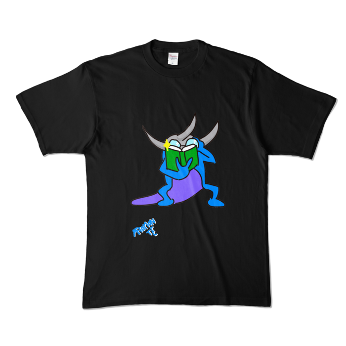 カラーTシャツ - XL - ブラック (濃色)