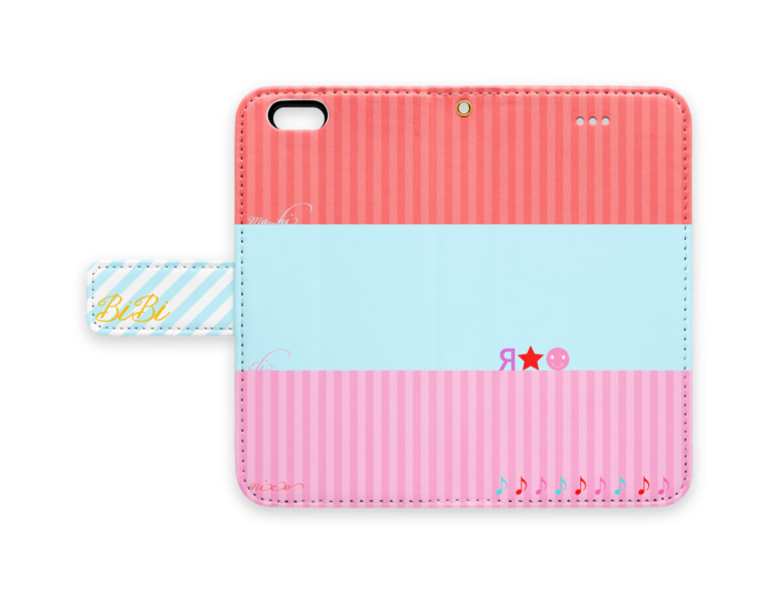 手帳型iPhoneケース - iPhone6 - ストラップ穴 あり