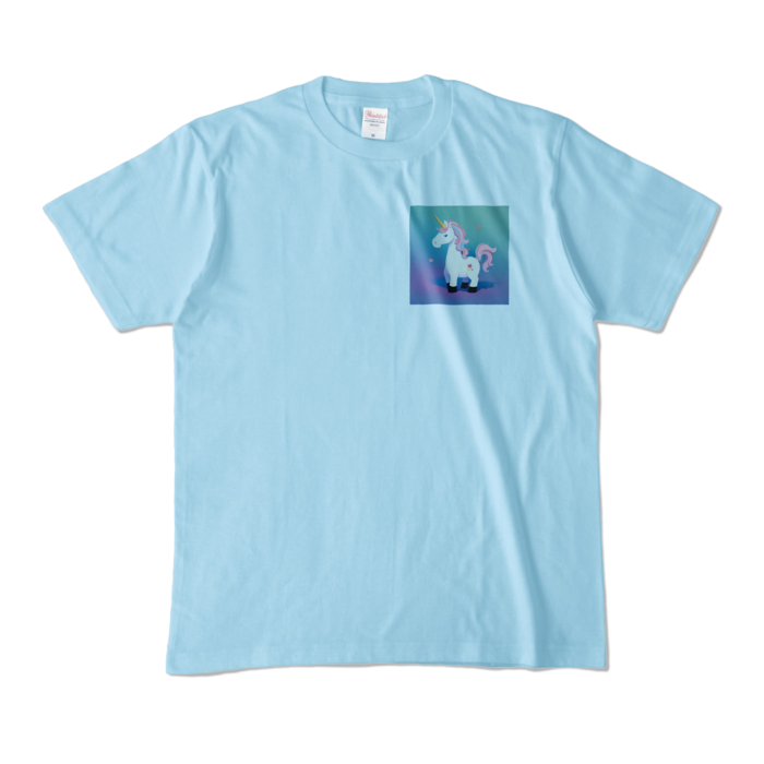 カラーTシャツ - M - ライトブルー (淡色)