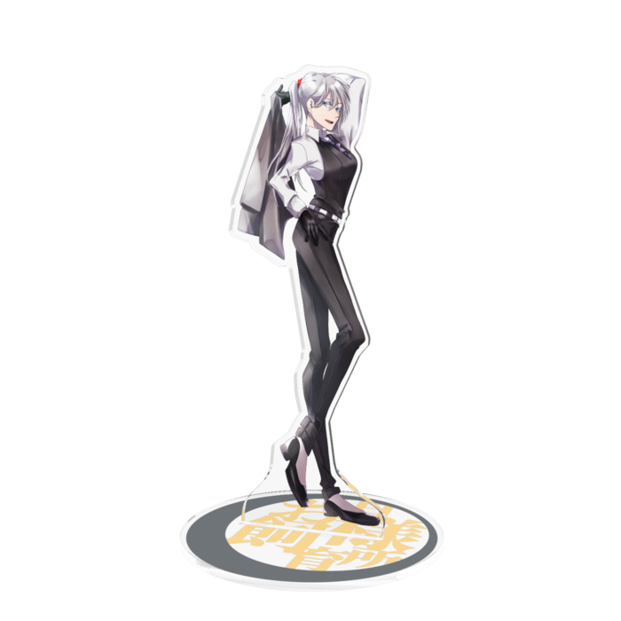 【白】アクリルフィギュア - 160x160mm(2)