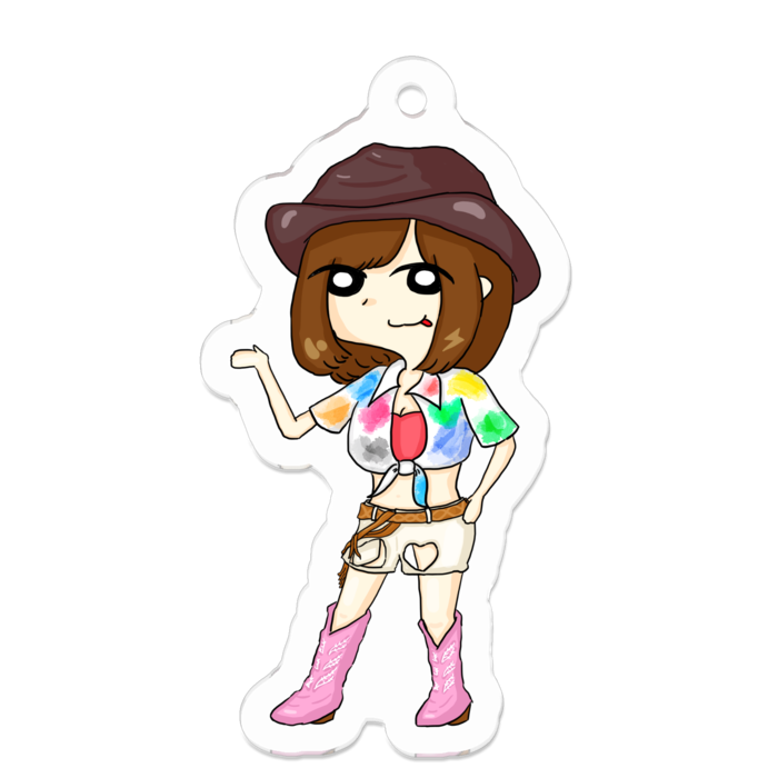 アクリルキーホルダー - 50 x 50 (mm)